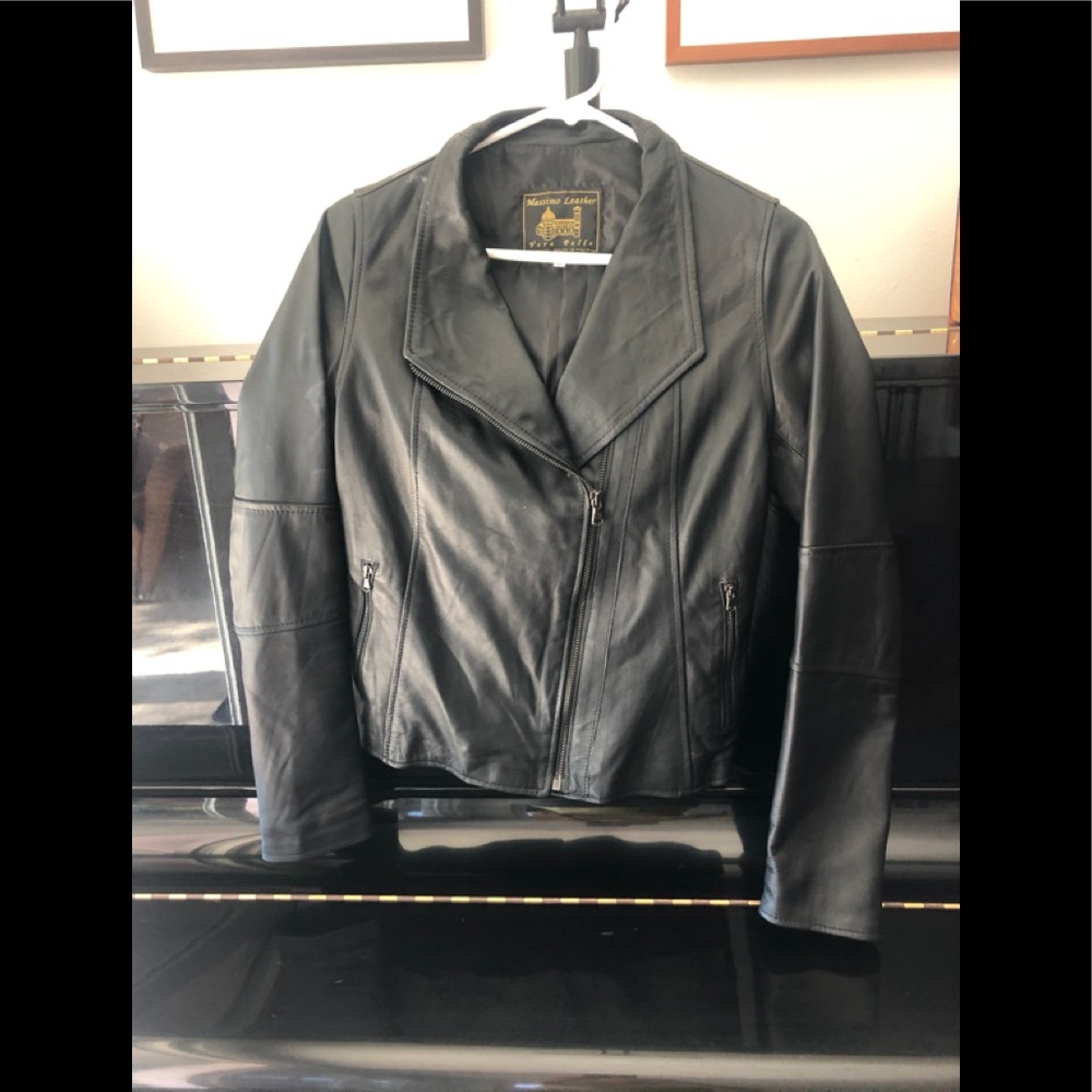 Black Italian Leather Jacket